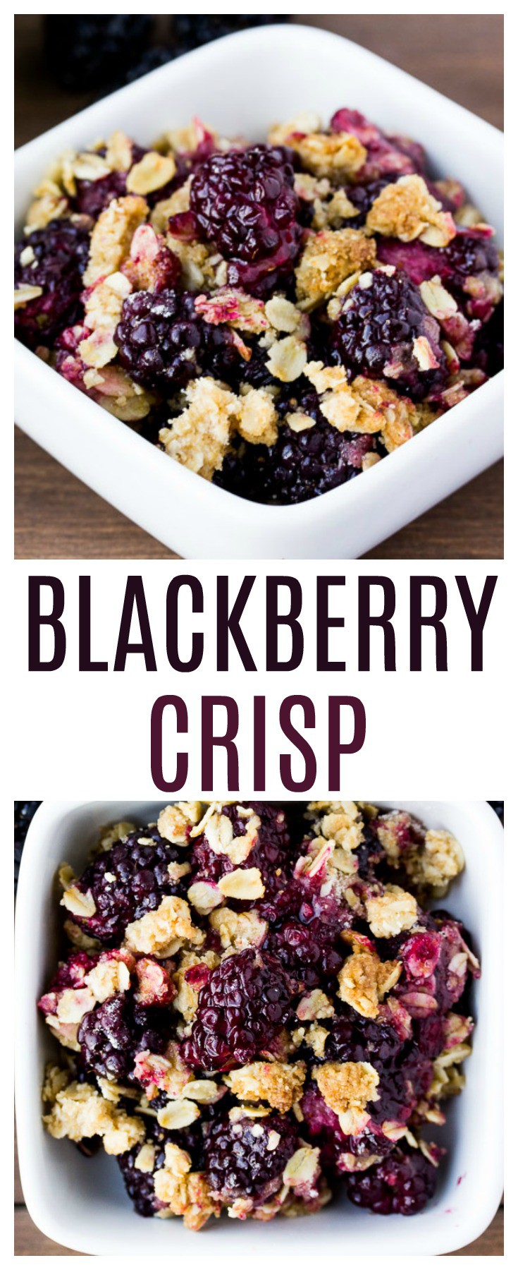 blackberry crisp