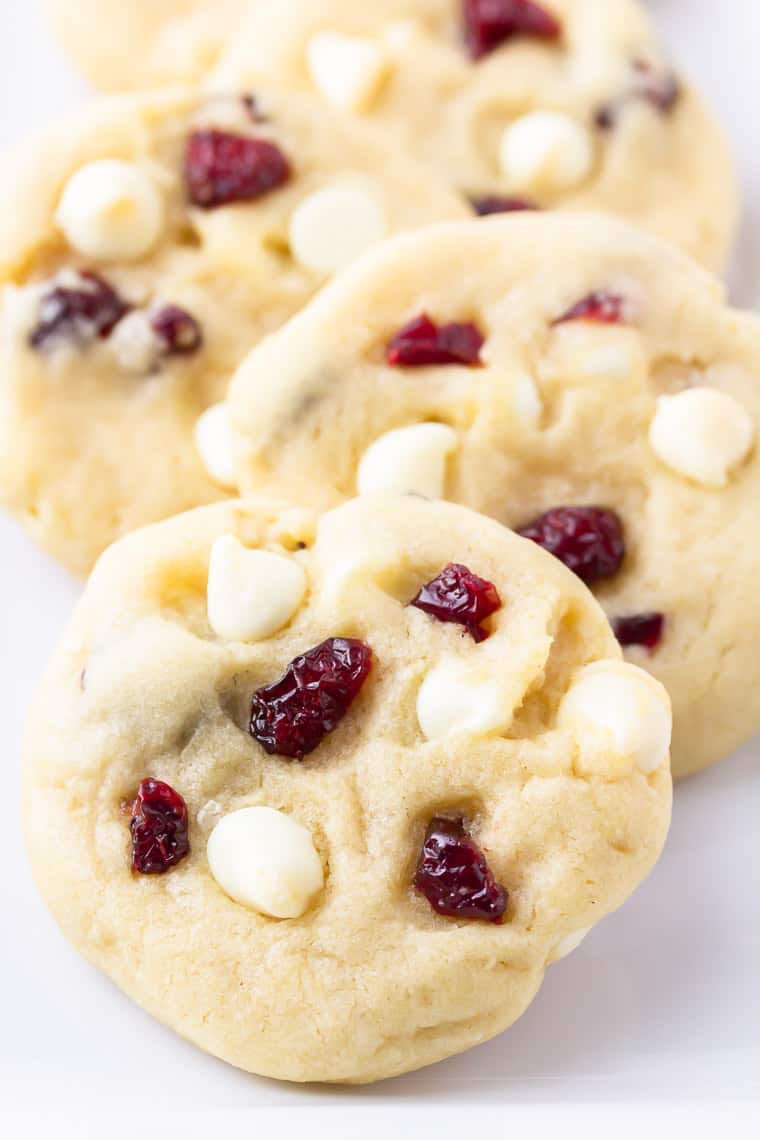 Soft and Chewy White Chocolate Chip Cranberry Cookies Recipe ...