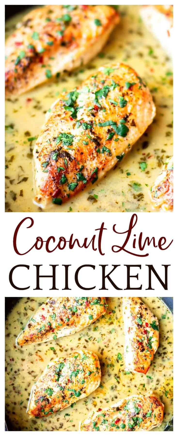 Pan Seared Coconut Lime Chicken Breasts Recipe - Delicious Little Bites