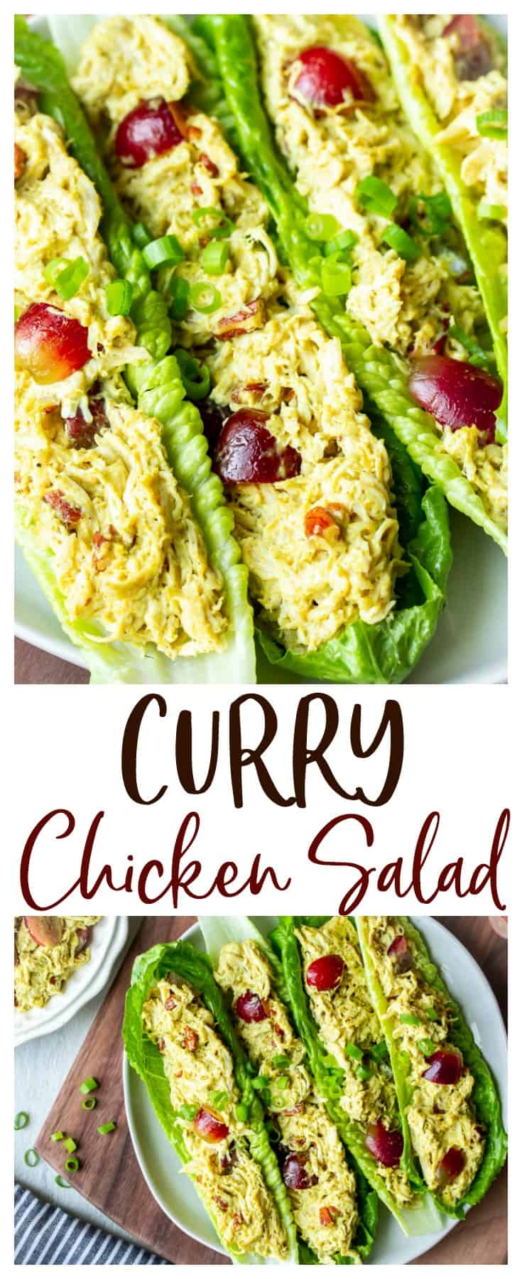 Curry Chicken Salad Recipe with Grapes and Pecans
