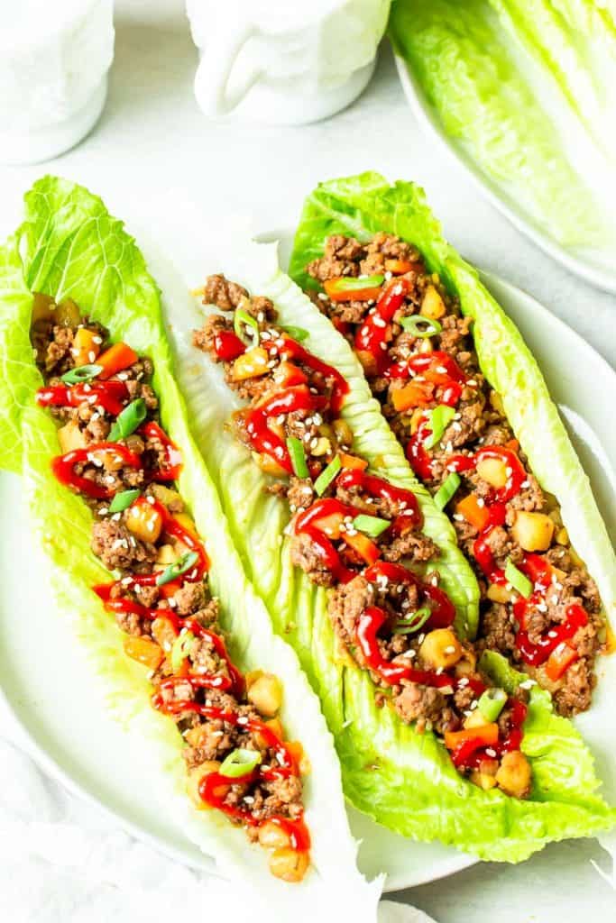 Ground Beef Lettuce Wraps Recipe - Delicious Little Bites