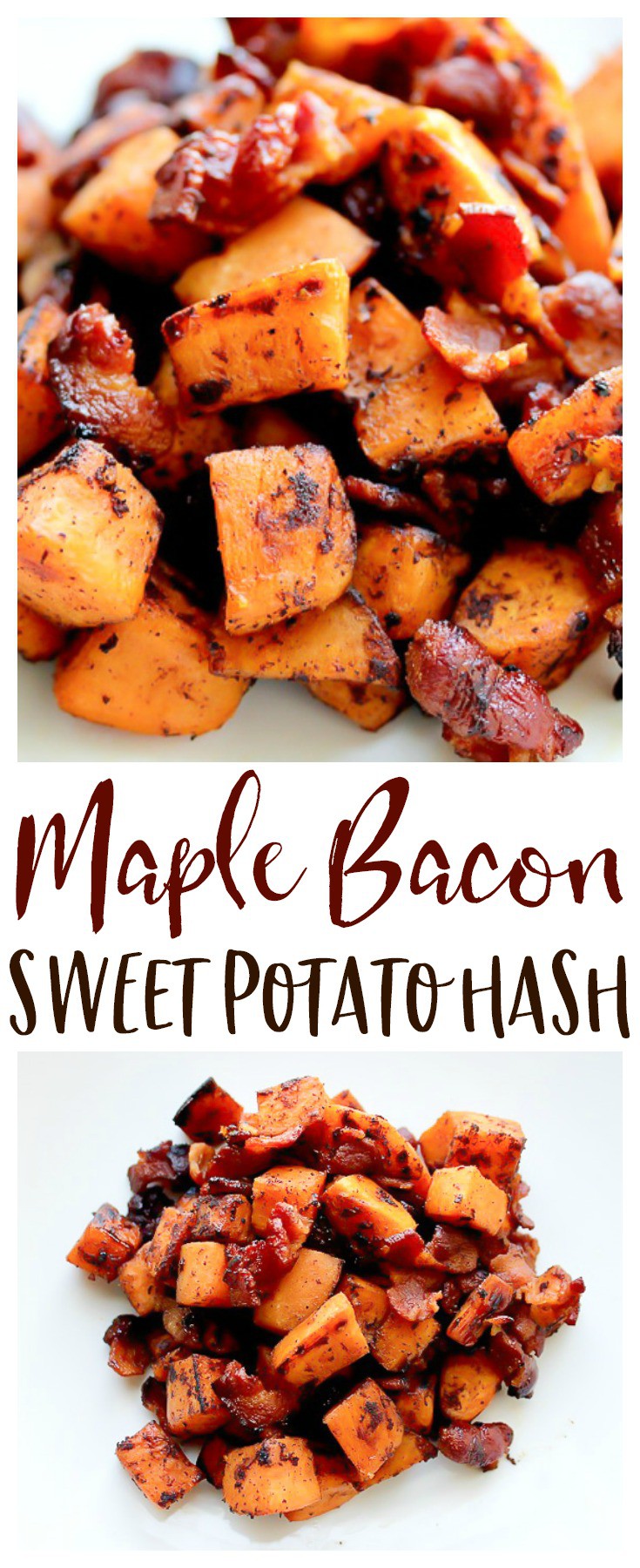 Maple Bacon Sweet Potato Hash Recipe Delicious Little Bites