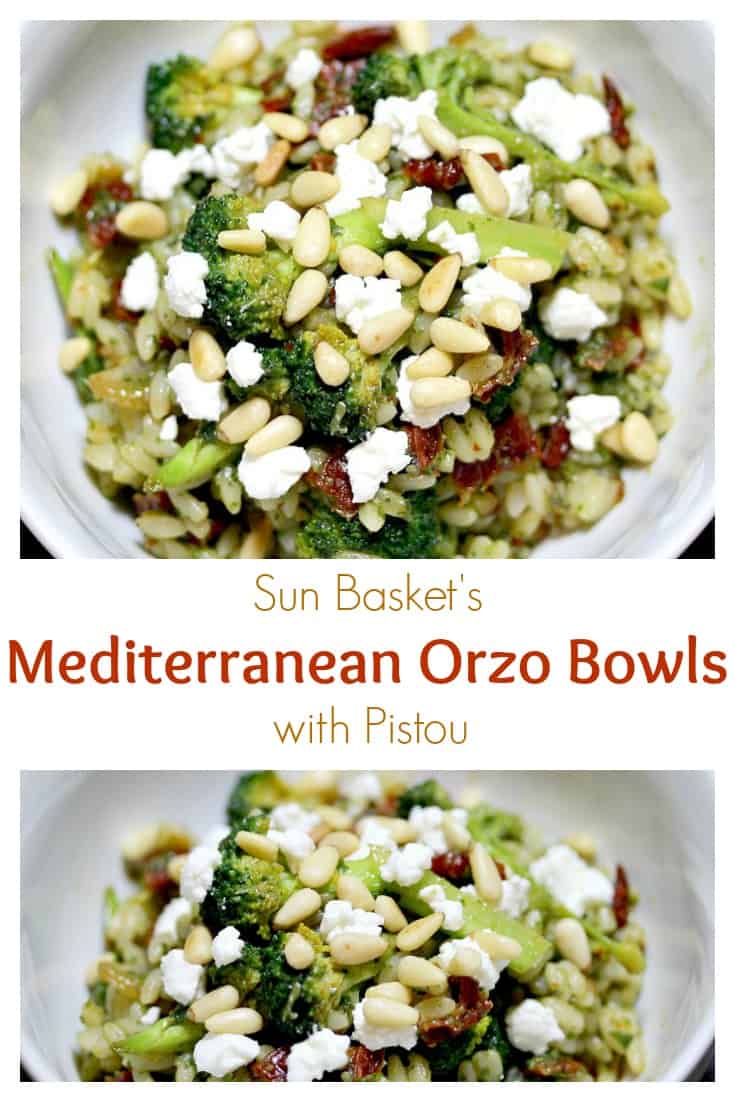 Sun Basket: Mediterranean Orzo Bowls with Pistou - Delicious Little Bites