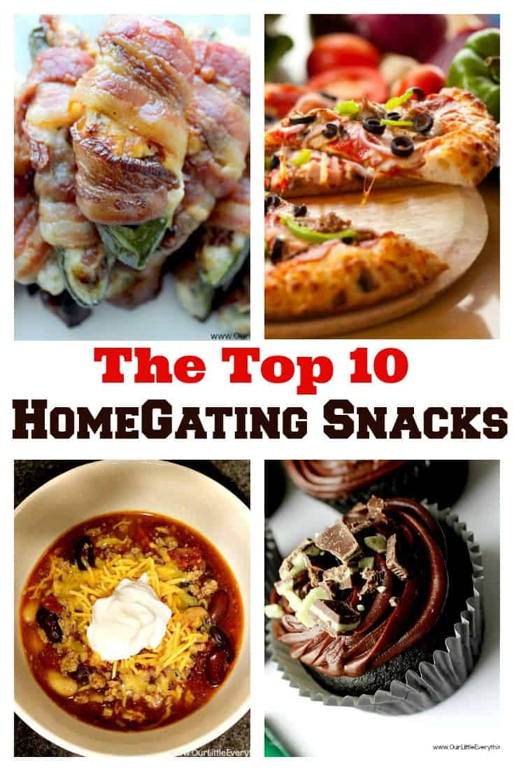 Top 10 Homegating Snacks - Delicious Little Bites