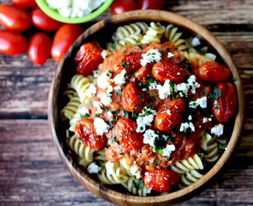 Pasta with Roasted Tomatoes
