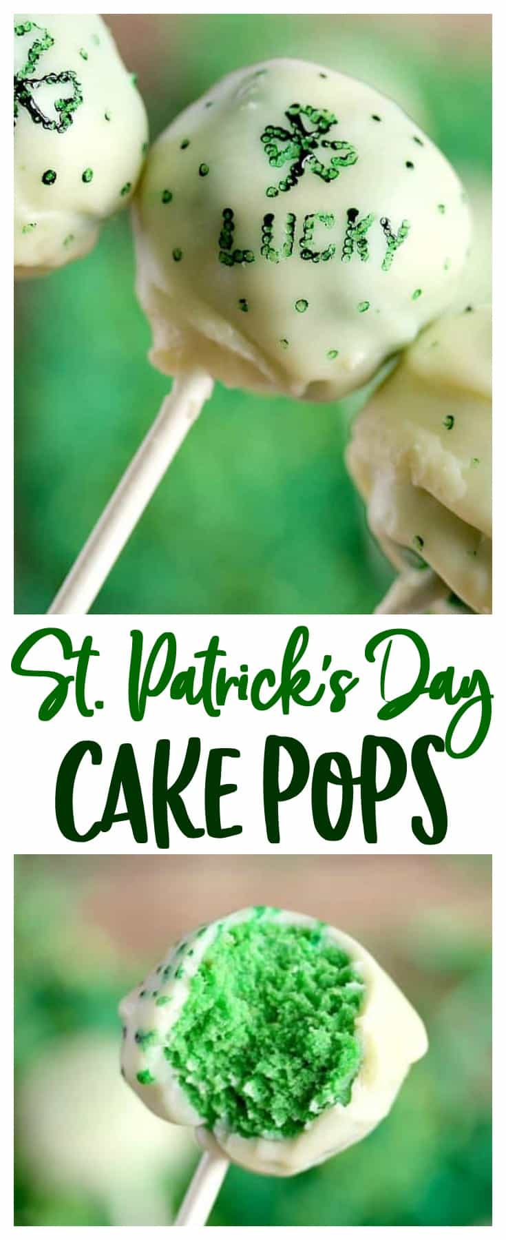 Green Cake Pops Recipe (St. Patrick's Day Cake Pops) - Delicious Little ...