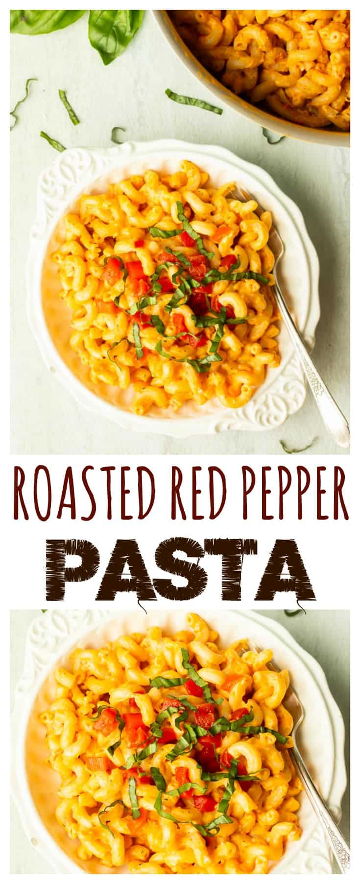 Creamy Roasted Red Pepper Pasta - Delicious Little Bites