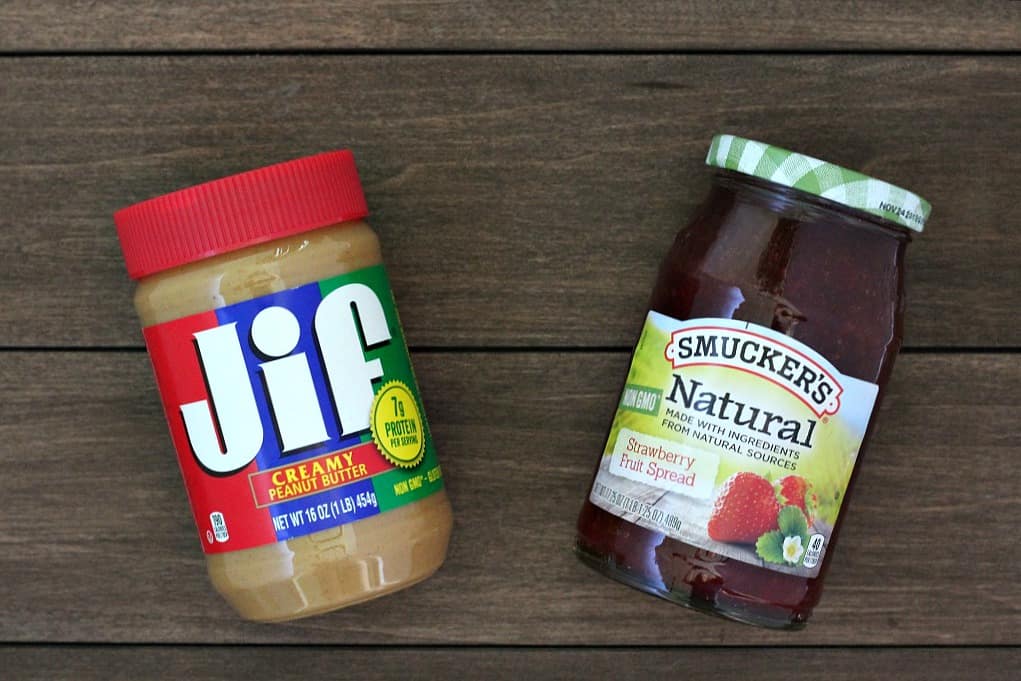 Jif Peanut Butter and Smucker's Fruit Spread