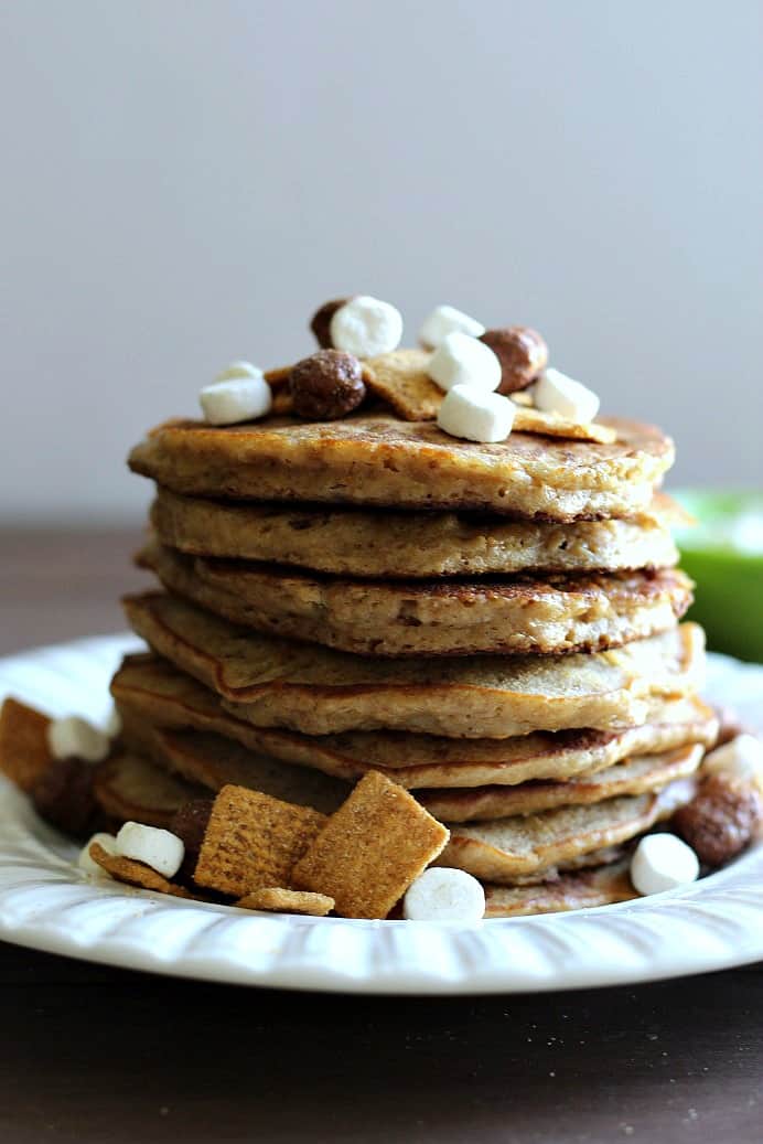 Finished Honey Maid S'mores Pancakes