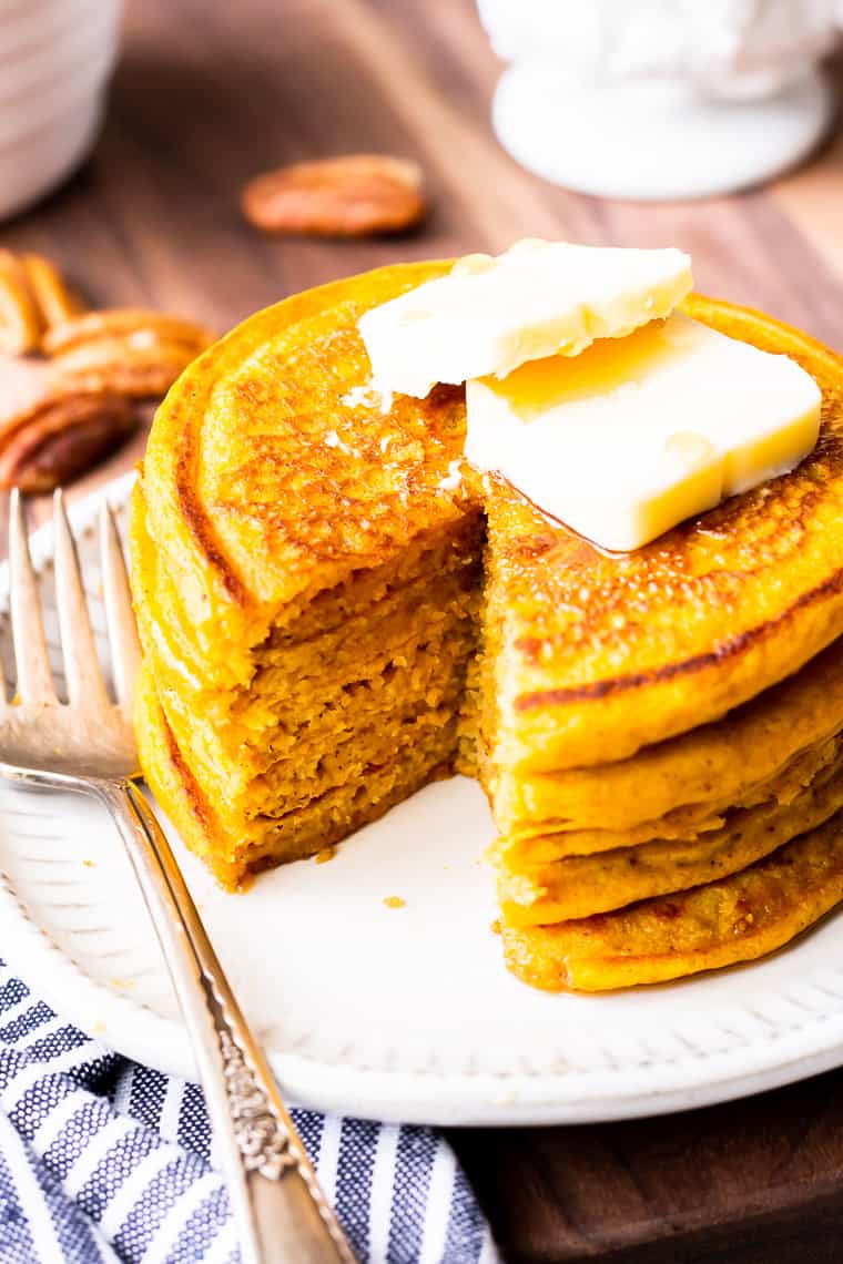 The Best Pumpkin Spice Pancakes Delicious Little Bites
