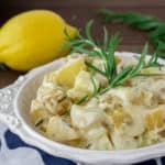 Creamy Rosemary Lemon Potatoes