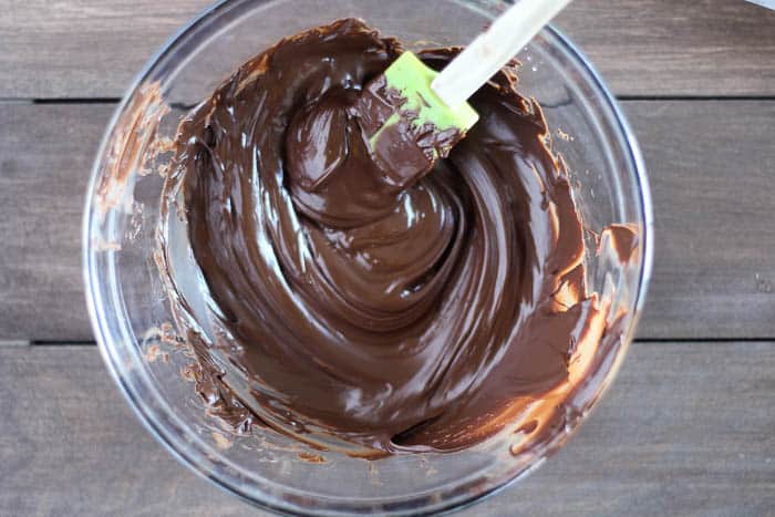 Melted Chocolate for Dipping Cookies Into