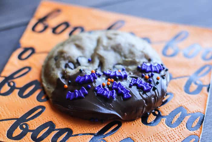 Close Up of a Halloween Cookie