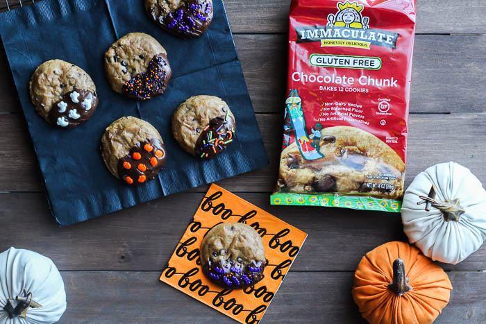 Gluten Free Halloween Cookies with Immaculate Cookie Dough