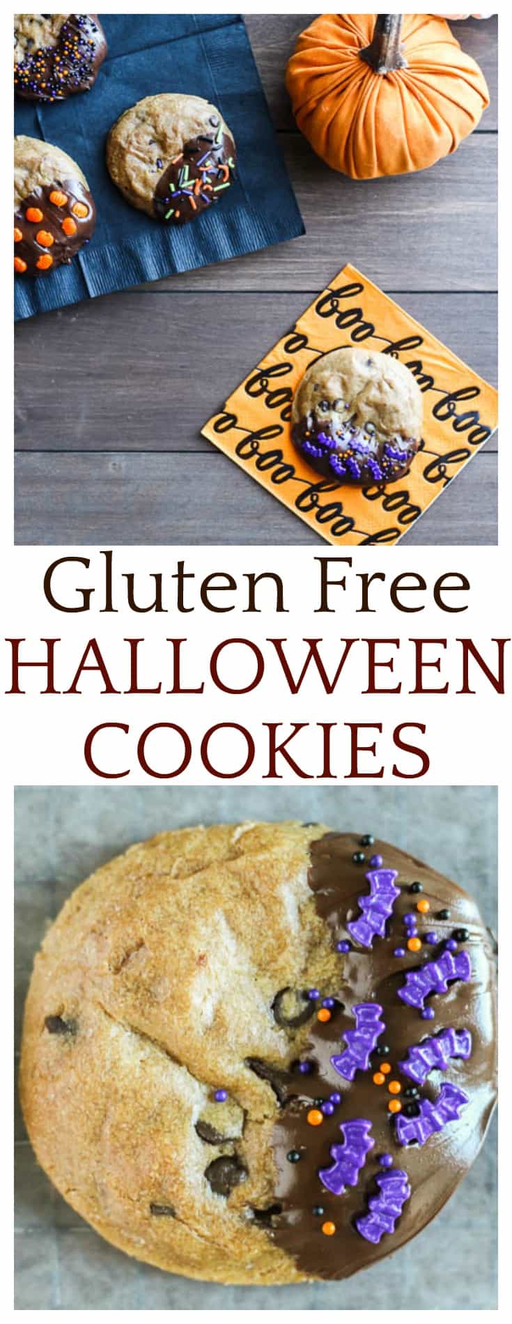 Keep all your ghosts and ghouls happy with these Gluten Free Halloween Cookies! I use Immaculate Baking Company's refrigerated dough so that making these Halloween treats is a snap! Who doesn't love fresh baked cookies? 