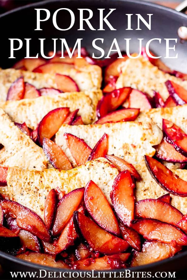 Pork in Plum Sauce - Delicious Little Bites