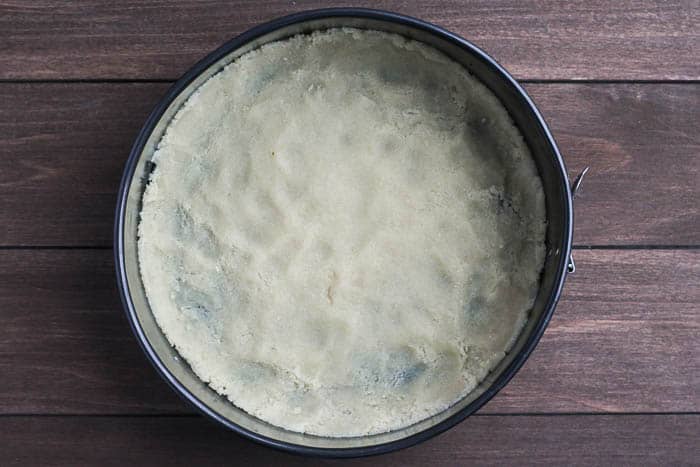 Almond Crust in a Spring Form Pan