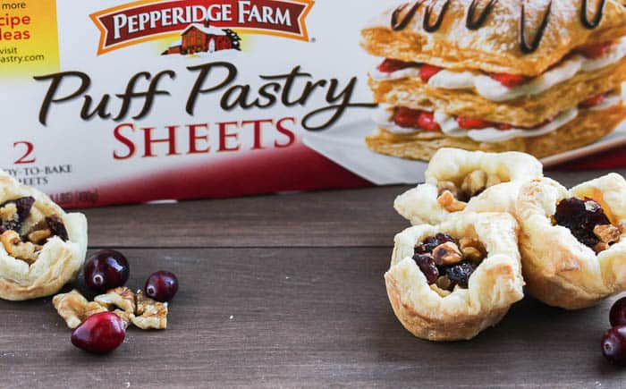 Pepperidge Farms Puff Pastry Sheets with Mini Cranberry Cups