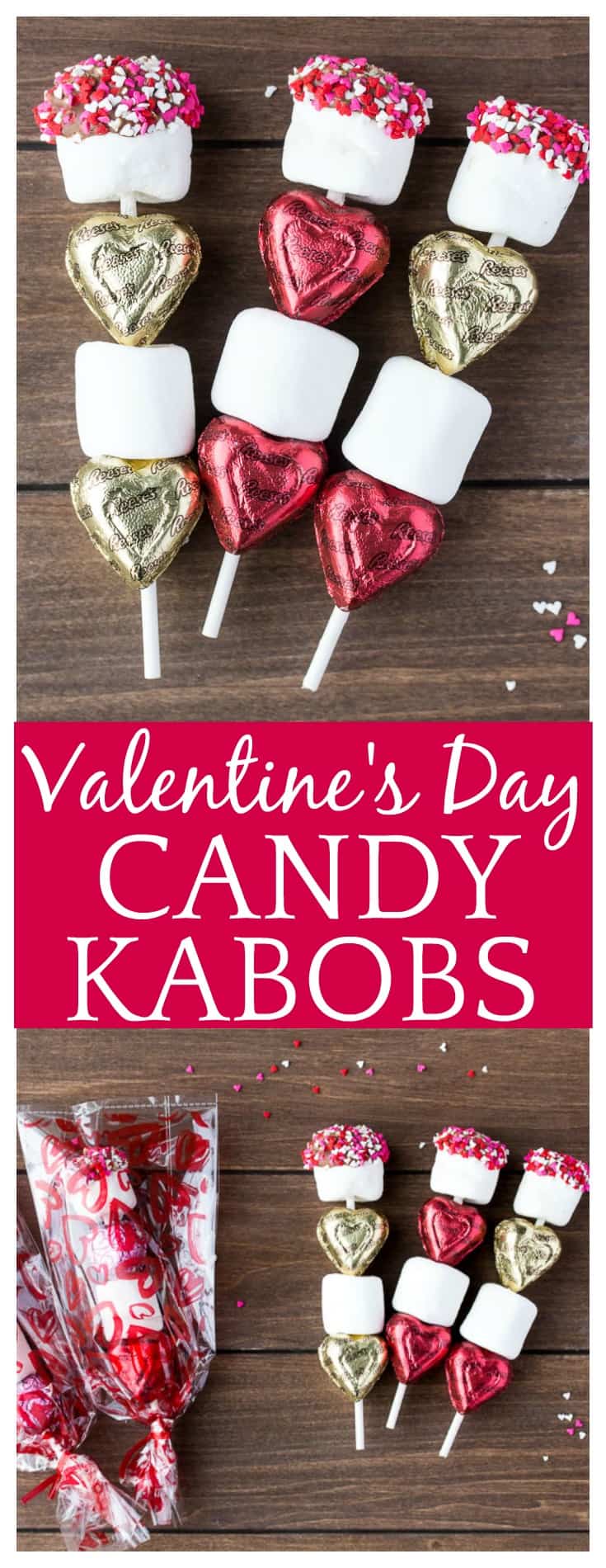 Valentine's Day Candy Kabobs - Delicious Little Bites