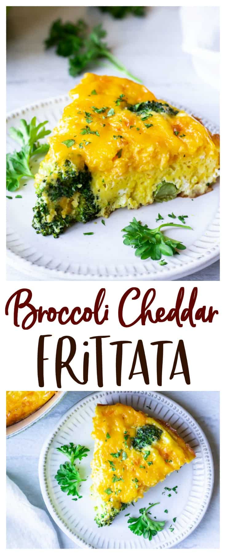 Easy Broccoli Cheddar Frittata Recipe - Delicious Little Bites