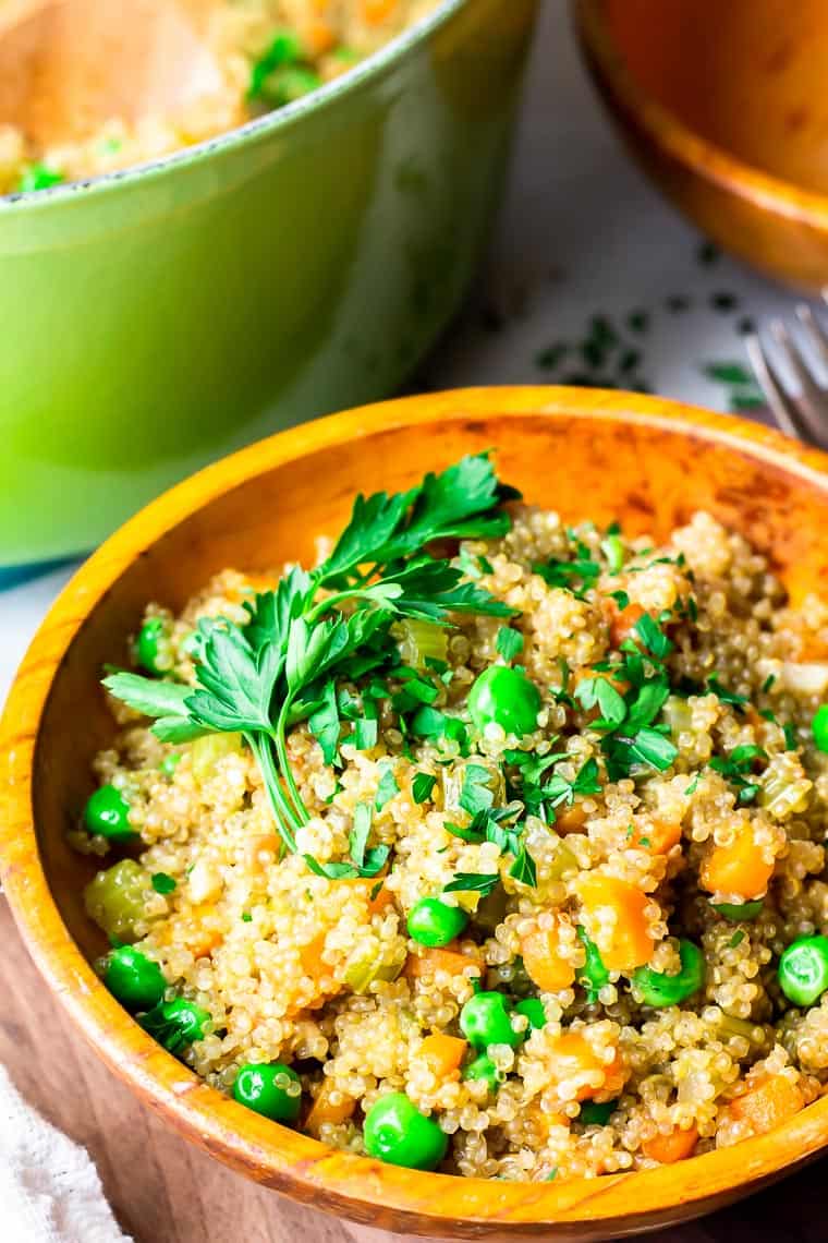 Quinoa Pilaf with Vegetables - Delicious Little Bites