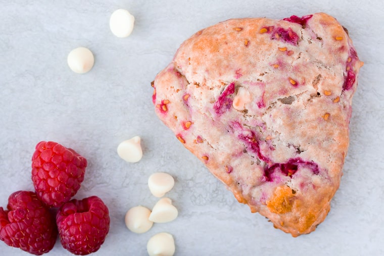 White Chocolate Raspberry Scones Delicious Little Bites 6945