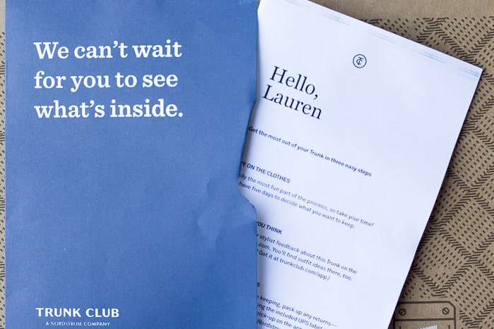 Trunk Club Papers and Note