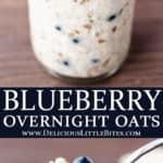 2 images of blueberry oats with text overlay between them