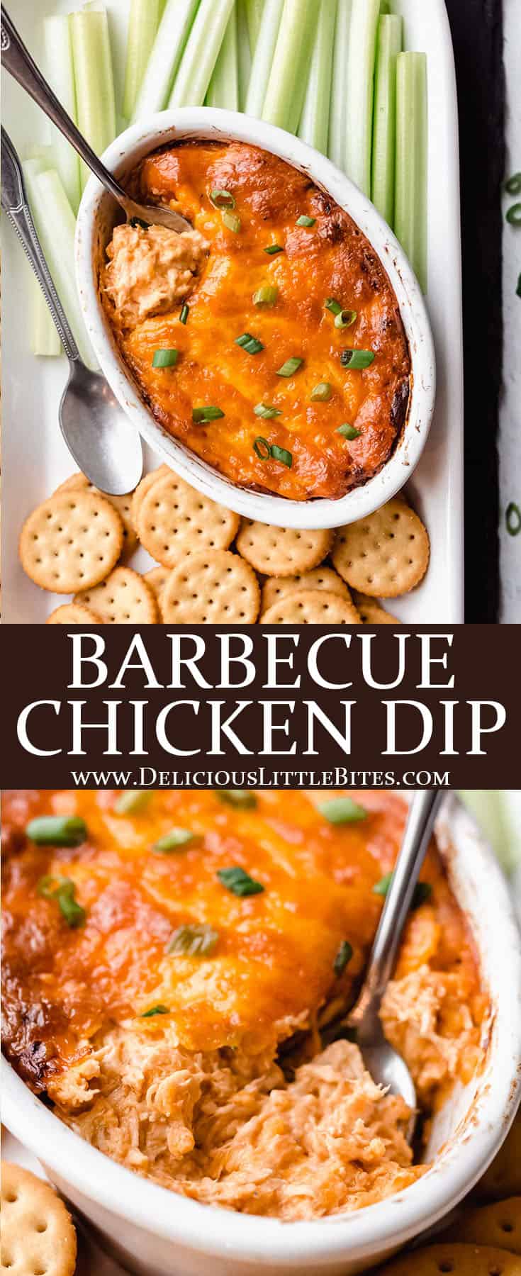 Barbecue Chicken Dip (Gluten Free + Keto Friendly) - Delicious Little Bites