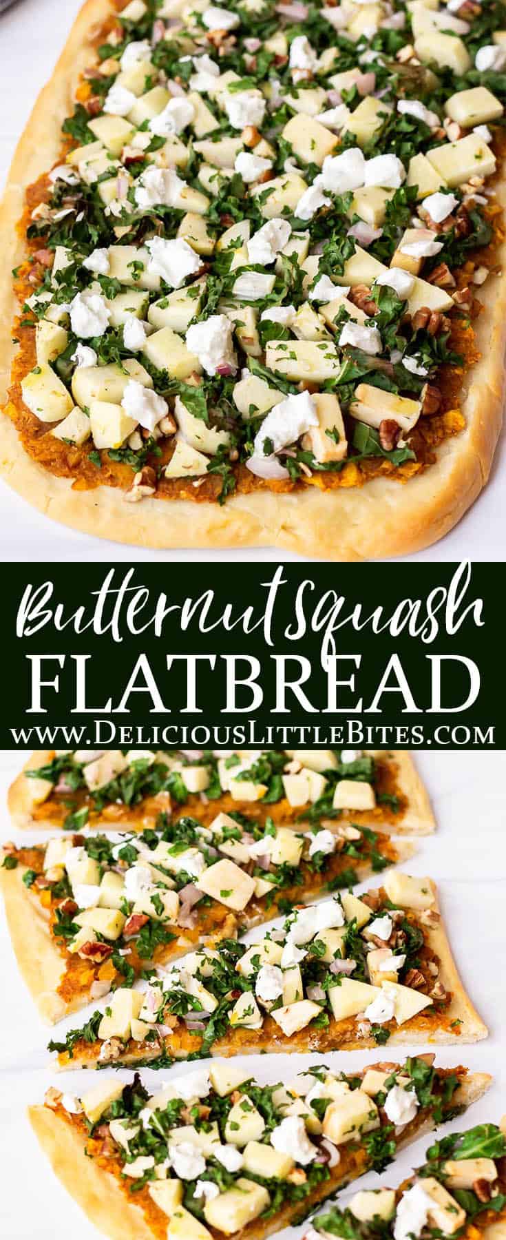 Butternut Squash Flatbread Recipe (with Apples, Pecans & Kale)