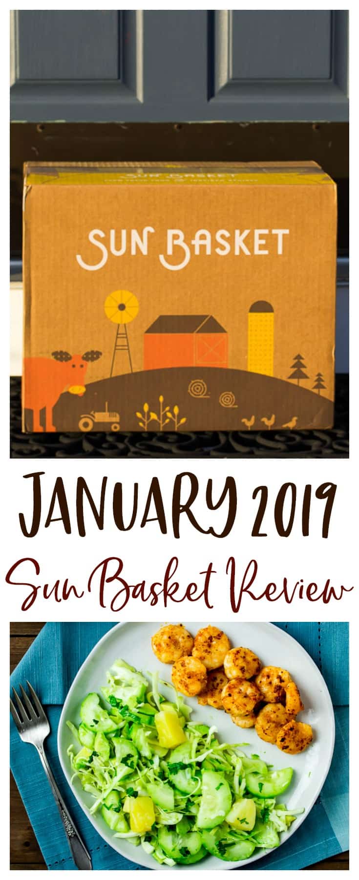 January 2019 Sun Basket Review - get all the details on this meal kit subscription box and a review of the 3 healthy recipes that I tried! PLUS the best deal available for 1st time subscribers! | #ad #sunbasket #sunbasketmeals #2019sunbasket #organic