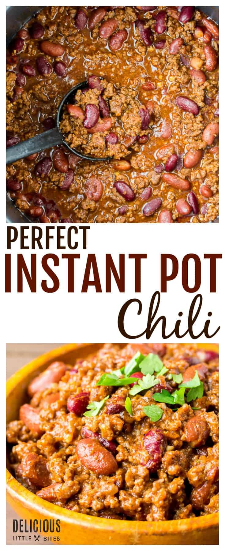 Instant Pot Smoky Beef Chili - Delicious Little Bites