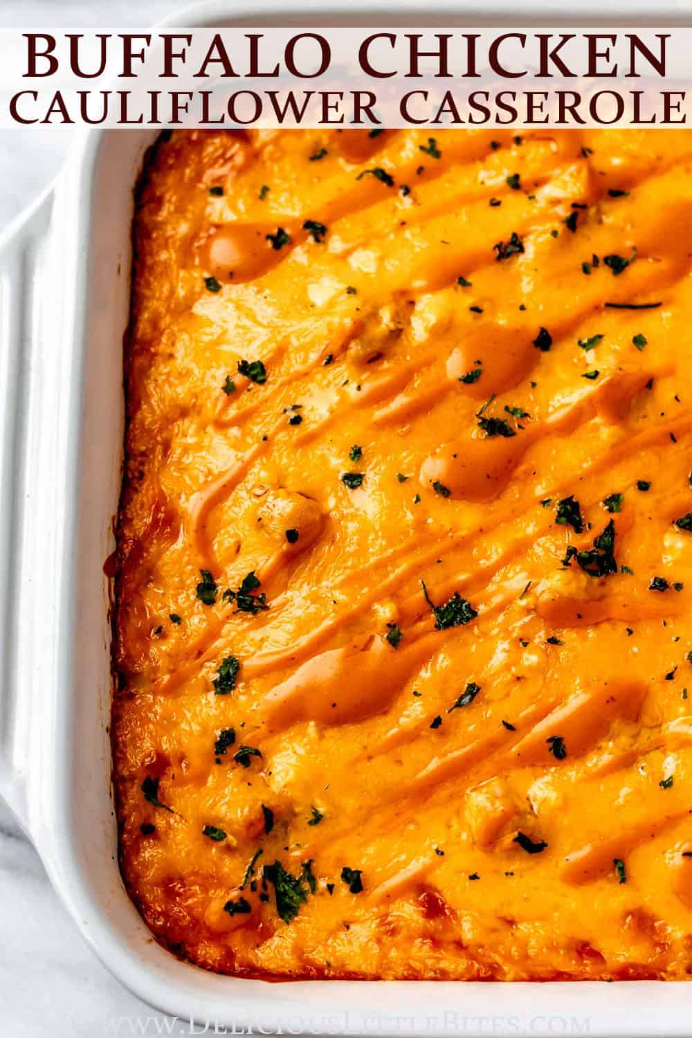 Creamy Buffalo Chicken Cauliflower Casserole Delicious Little Bites 4186