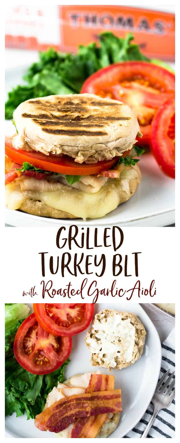 Grilled Turkey BLT Sandwich with Roasted Garlic Aioli - Delicious ...
