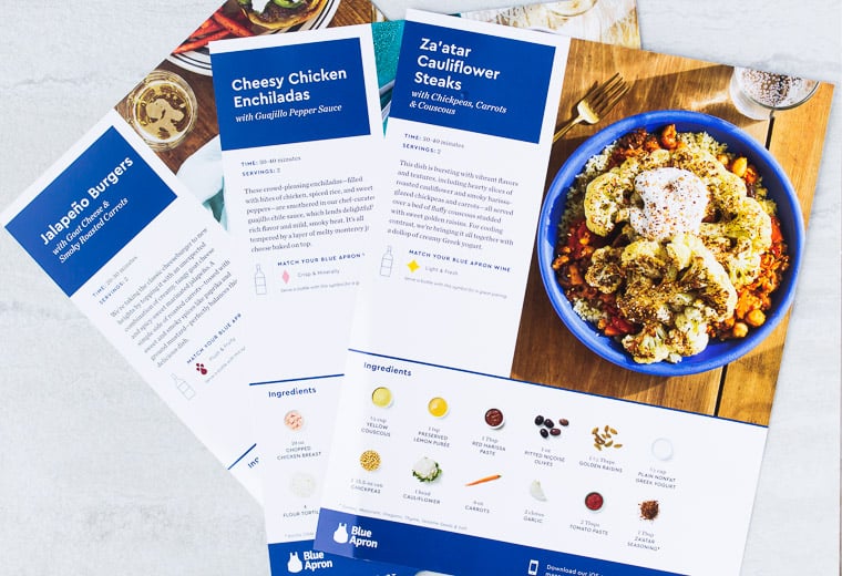 blue apron prices per meal