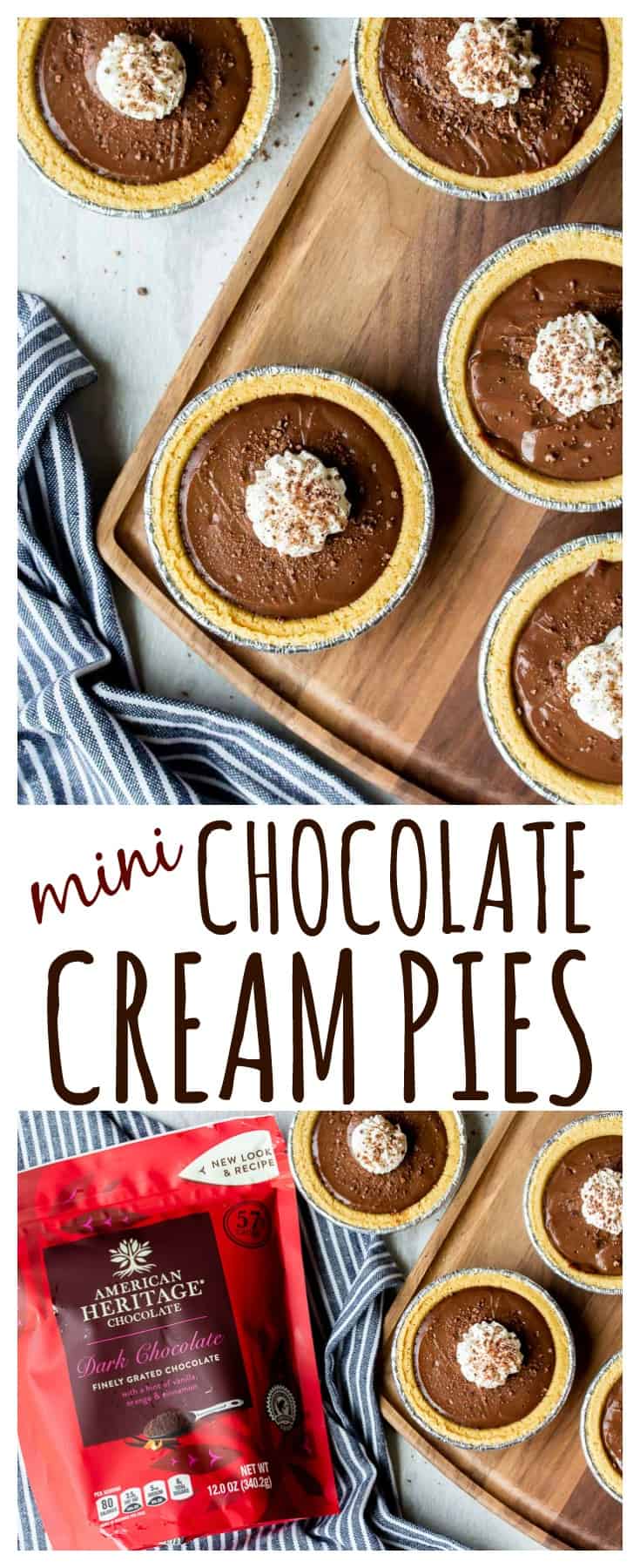Mini Chocolate Cream Pies Recipe Delicious Little Bites