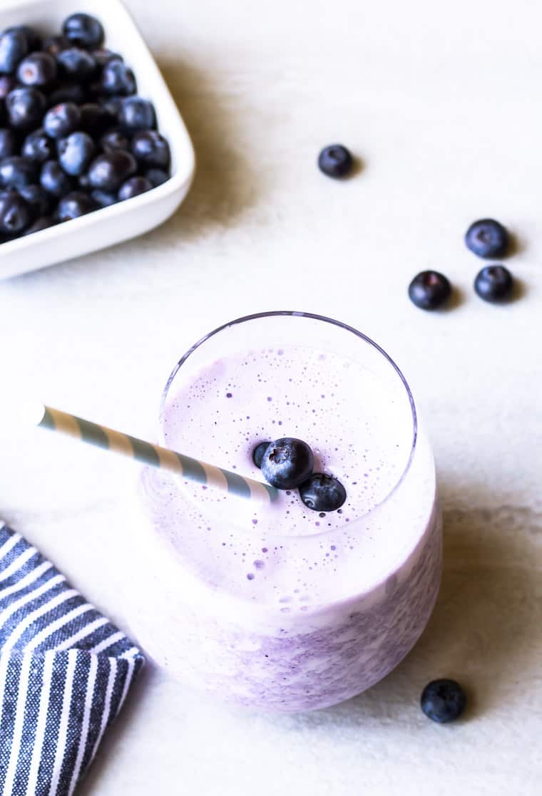 Keto Blueberry Smoothie Delicious Little Bites