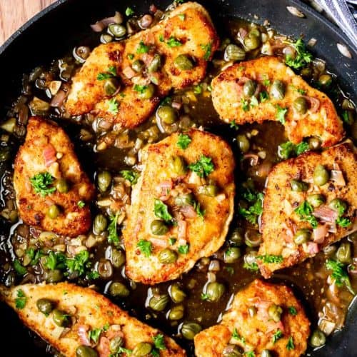 Keto Chicken Piccata Recipe - Delicious Little Bites