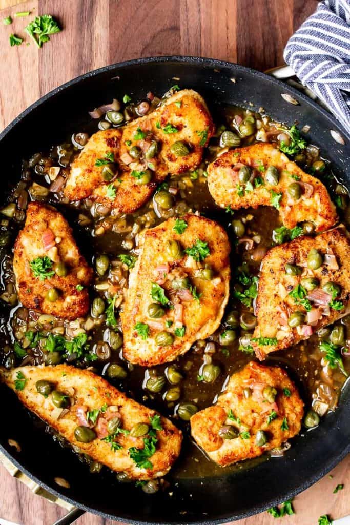 Keto Chicken Piccata Recipe - Delicious Little Bites