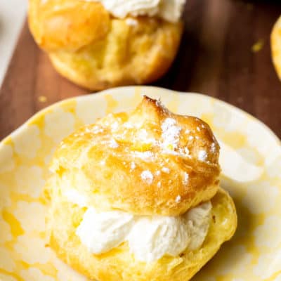 Lemon Cream Puffs Recipe - Delicious Little Bites