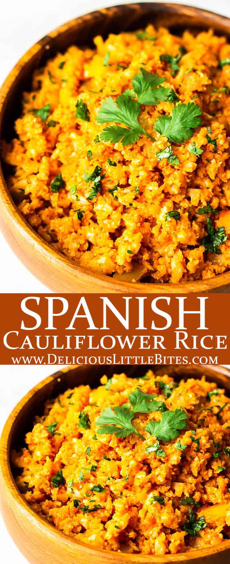 Spanish Cauliflower Rice - Delicious Little Bites
