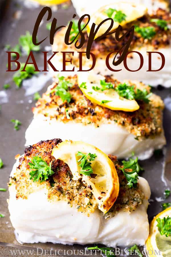 Baked Cod With Panko Recipe (gluten free friendly) - Delicious Little Bites