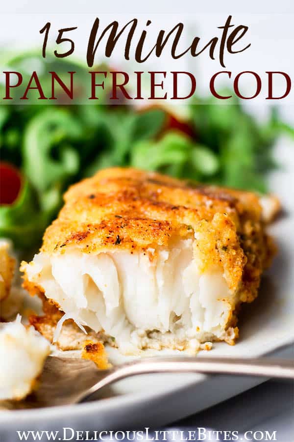 Pan-Fried Cod Recipe (Gluten Free & Keto Friendly) - Delicious Little Bites
