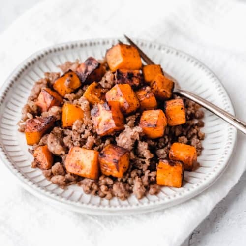 Maple Bacon Sweet Potato Hash Recipe Delicious Little Bites