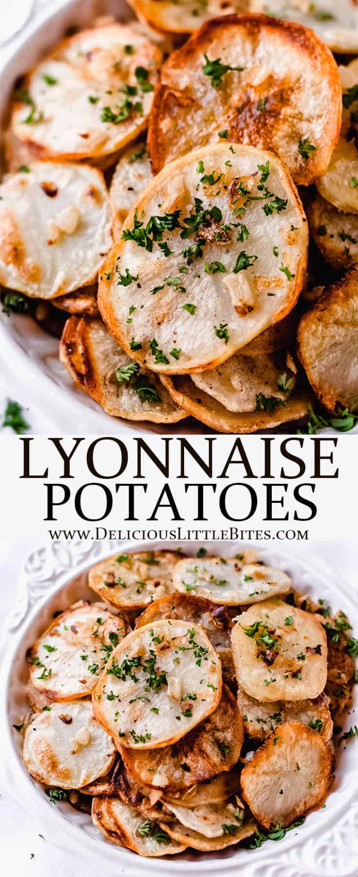Lyonnaise Potatoes (French Style Fried Potatoes and Onions) - Delicious ...