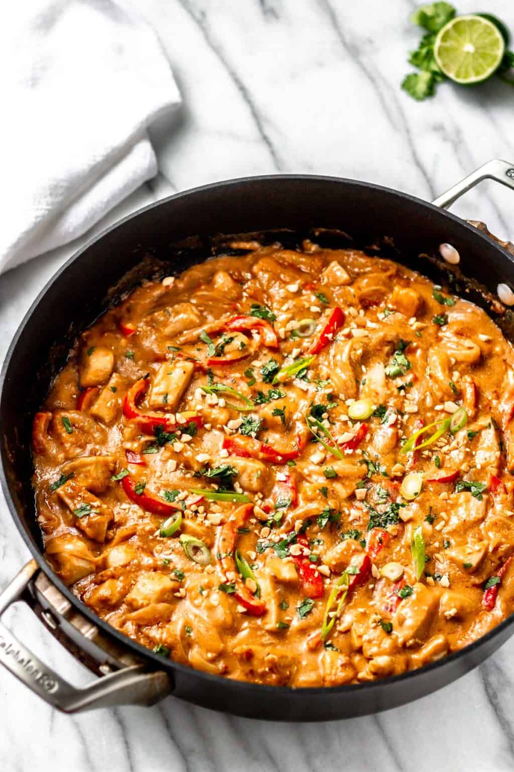 Peanut Butter Chicken With Coconut Milk