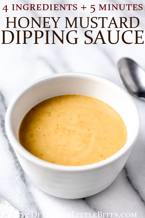 Honey Mustard Dipping Sauce Delicious Little Bites