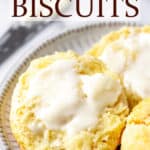 Biscuits with text overlay.