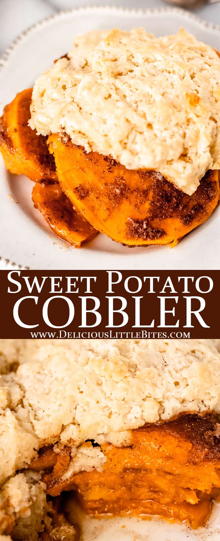 Sweet Potato Cobbler - Delicious Little Bites