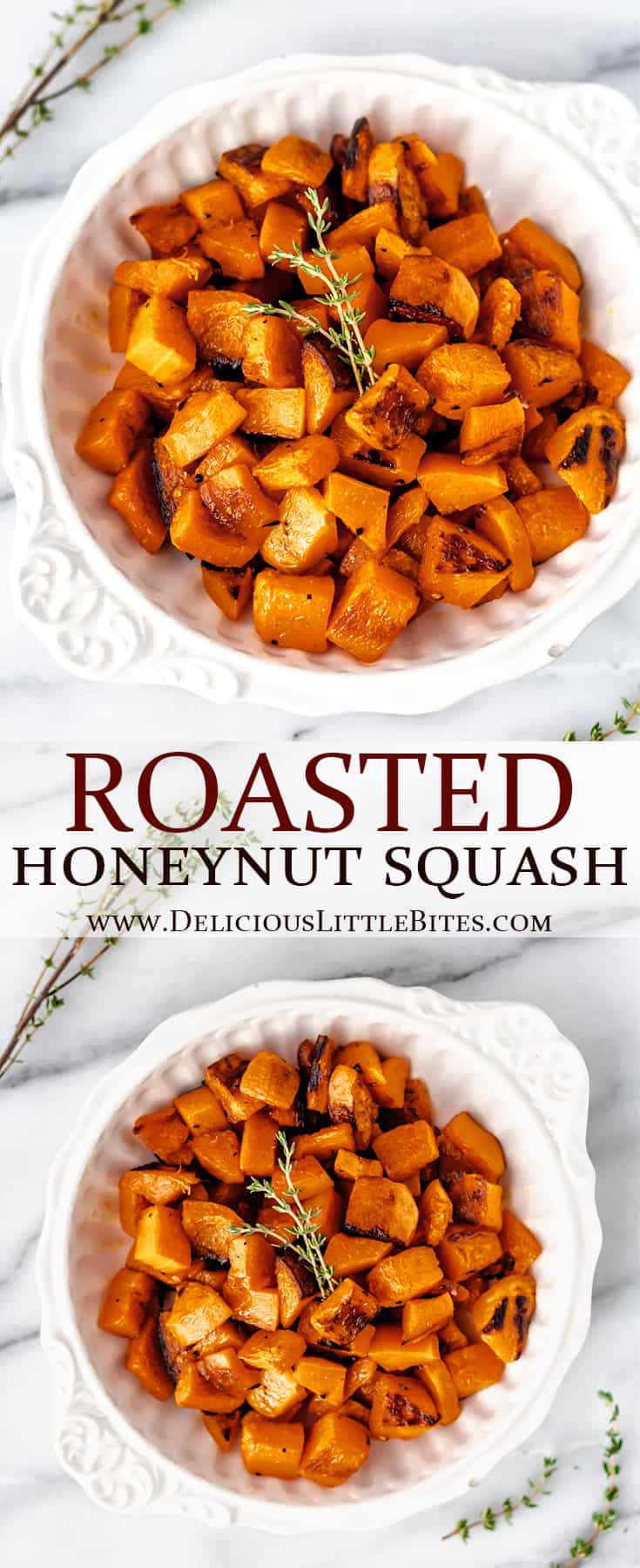 Roasted Honeynut Squash - Delicious Little Bites